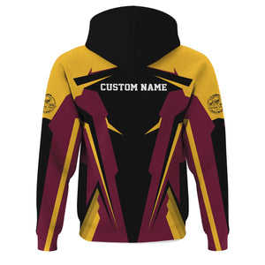 Railspirit Personalized Boston and Maine Railroad Hoodie Strong Line Style Train Hoodie Gift Idea For Train Lover