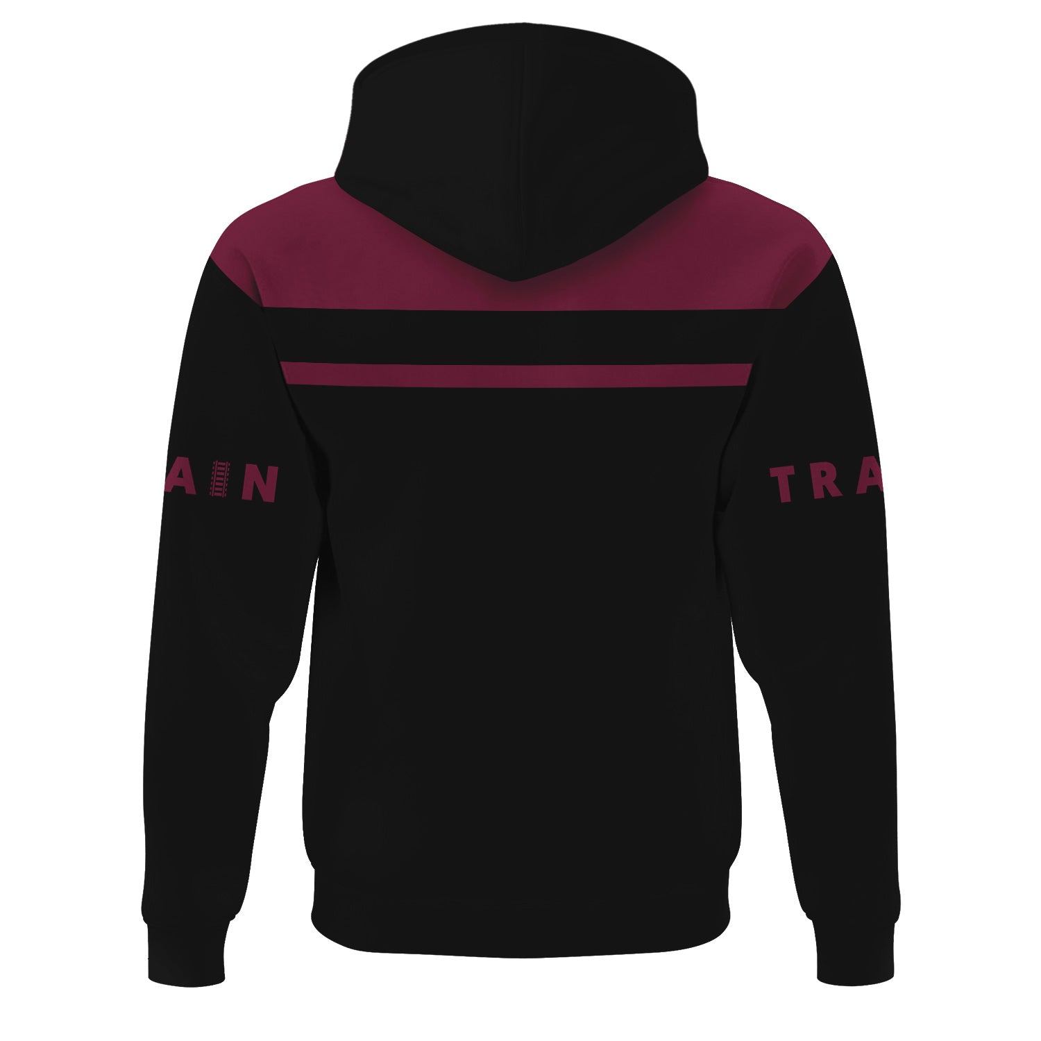 Railspirit Custom Name Boston and Maine Railroad Hoodie American Train Ticket Printed Zip Hoodie