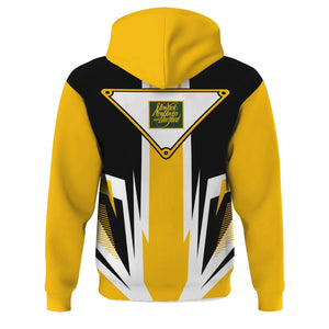 Railspirit New York, New Haven and Hartford Railroad Hoodie Bold Graphic Style New Haven Railroad All Over Printed Zip Up Hoodie