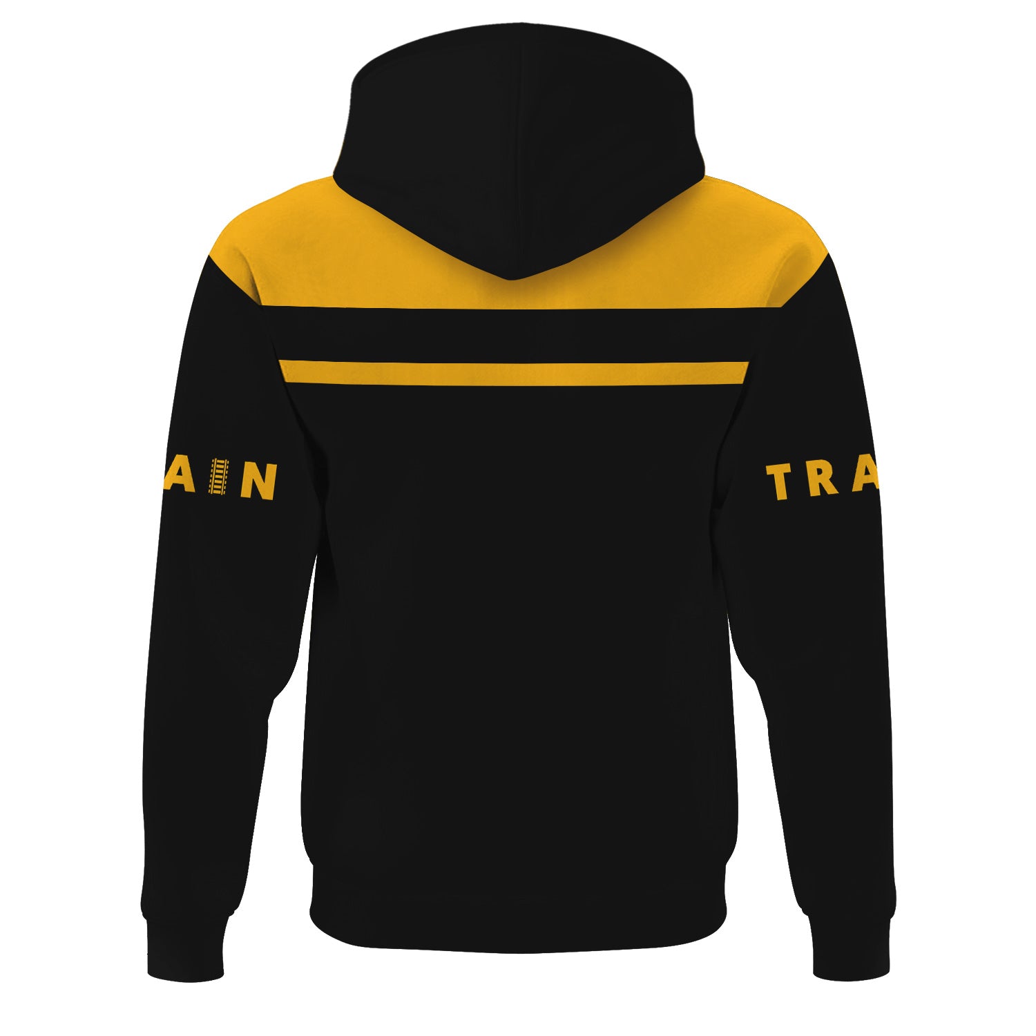Railspirit Custom Name Chesapeake and Ohio Railway Hoodie American Train Ticket C&O Printed Zip Hoodie