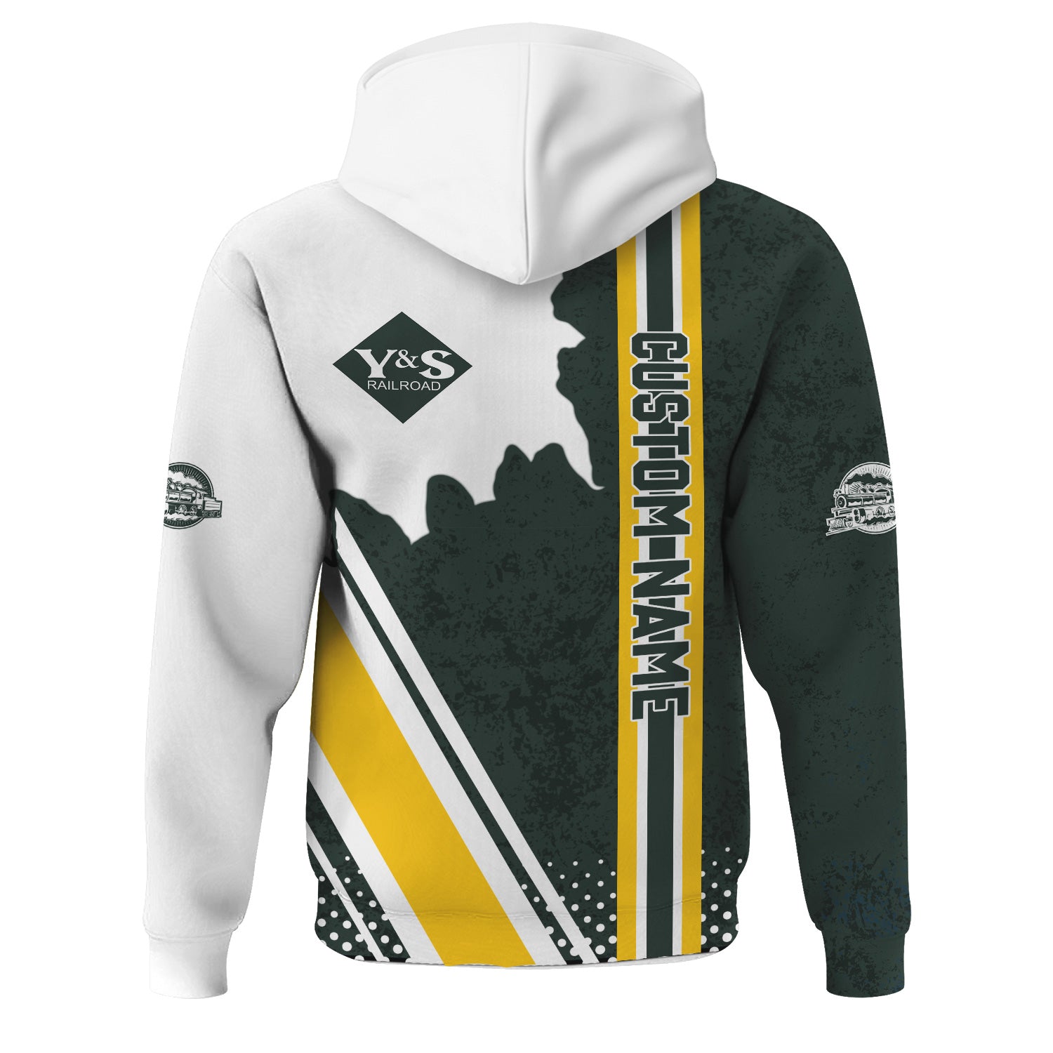 Railspirit Personalized Youngstown & Southern Railroad Hoodie All Over Printed Unisex Zip Up Hoodie