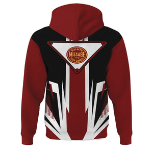 Railspirit Duluth, Missabe, & Iron Range Railroad Hoodie Bold Graphic Style All Over Printed Zip Up Hoodie