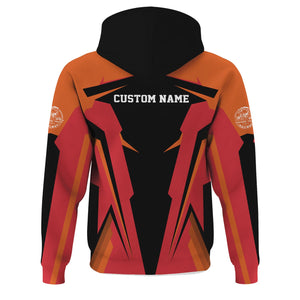 Railspirit Personalized Pacific Electric Railroad Hoodie Strong Line Style Train Hoodie Gift Idea For Train Lover