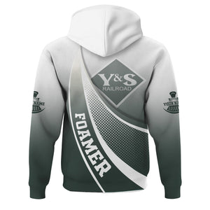 Railspirit Personalized Youngstown & Southern Railroad Hoodie Railway-Themed Style Zip Up Hoodie Gift Idea For Trainspotter