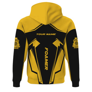 Railspirit Personalized Richmond, Fredericksburg And Potomac Railroad Hoodie Railway Trainspotter Style Zip Up Hoodie Gift Idea For Foamers