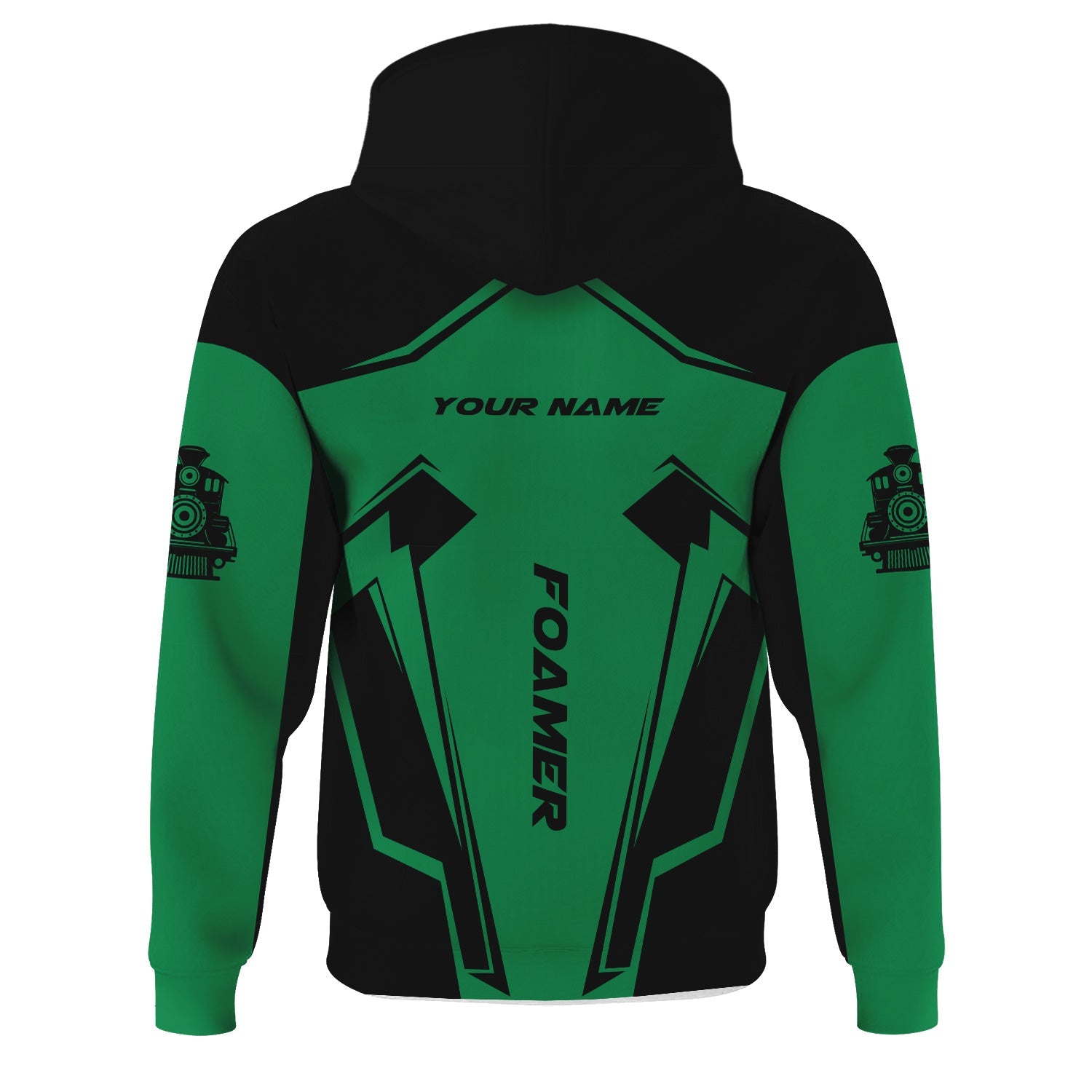 Railspirit Personalized Pittsburgh And Lake Erie Railroad Hoodie Railway Trainspotter Style Zip Up Hoodie Gift Idea For Foamers