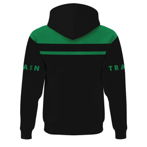 Railspirit Custom Name Pittsburgh And Lake Erie Railroad Hoodie American Train Ticket Printed Zip Hoodie