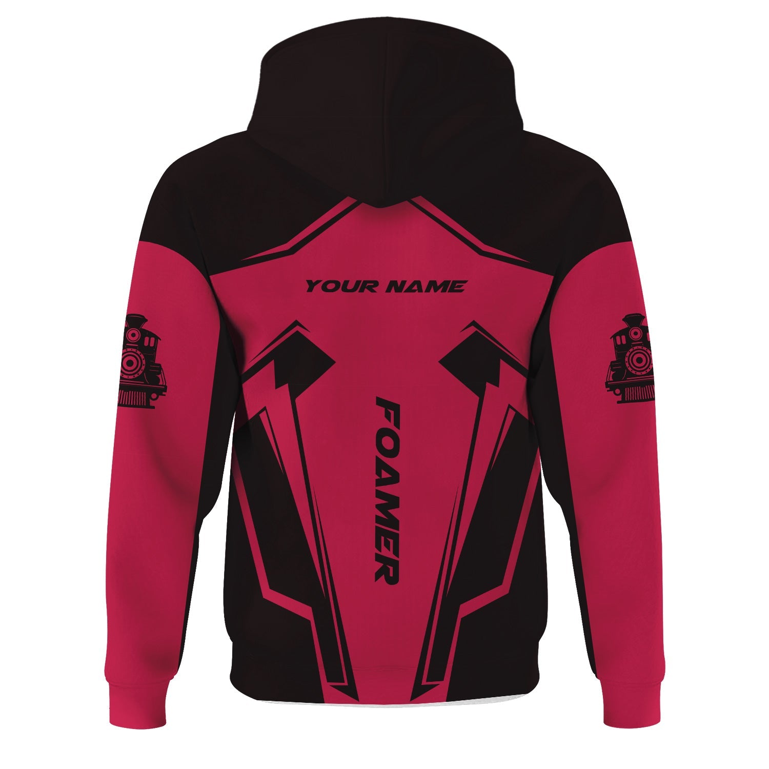 Railspirit Personalized Durango And Silverton Narrow Gauge Railroad Hoodie Railway Trainspotter Style Zip Up Hoodie Gift Idea For Foamers