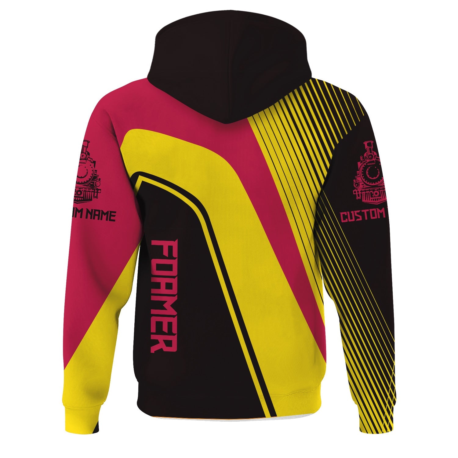 Railspirit Personalized Durango And Silverton Narrow Gauge Railroad Hoodie Vibrant Striking Style Zip Up Hoodie For Rail Enthusiasts