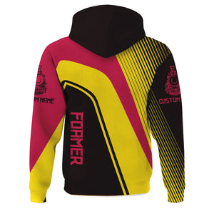 Railspirit Personalized Durango And Silverton Narrow Gauge Railroad Hoodie Vibrant Striking Style Zip Up Hoodie For Rail Enthusiasts