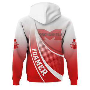 Railspirit Personalized Monongahela Railroad Hoodie Railway-Themed Style Zip Up Hoodie Gift Idea For Trainspotter