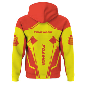 Railspirit Personalized Strasburg Railroad Hoodie Railway Trainspotter Style Zip Up Hoodie Gift Idea For Foamers