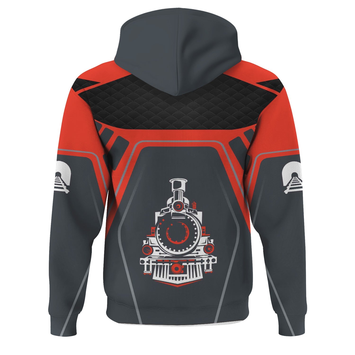 Railspirit Personalized Strasburg Railroad Hoodie Steam Locomotive Engine Graphic Train Zip Up Hoodie All Over Print