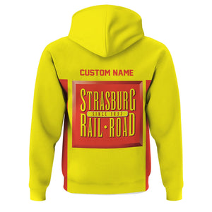 Railspirit Custom Name Strasburg Railroad Hoodie Yes I Need All Those Train Printed Zip Hoodie