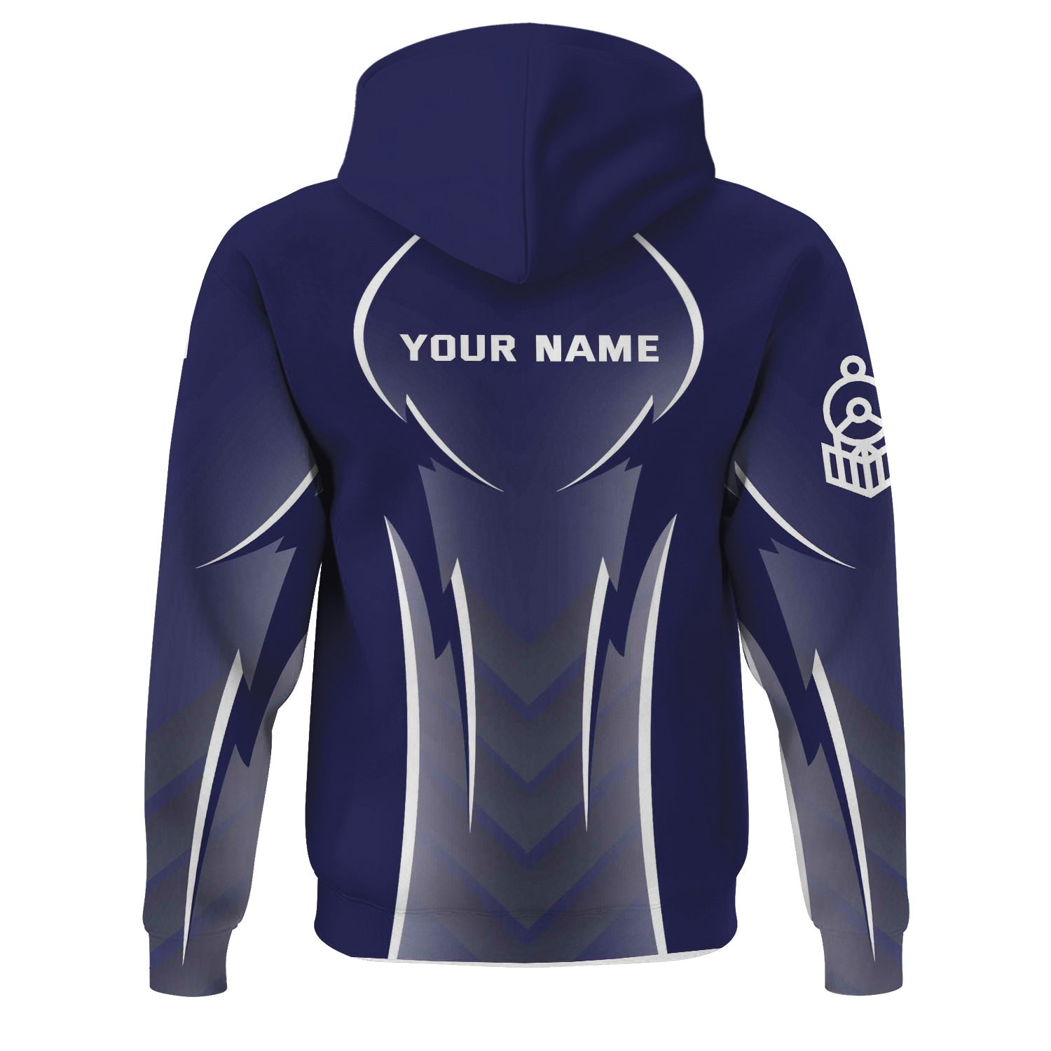 Railspirit Personalized CSX Transportation Railroad Hoodie Striking Line Style Train Zip Up Hoodie For Locomotive Lovers