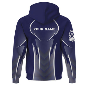 Railspirit Personalized CSX Transportation Railroad Hoodie Striking Line Style Train Zip Up Hoodie For Locomotive Lovers