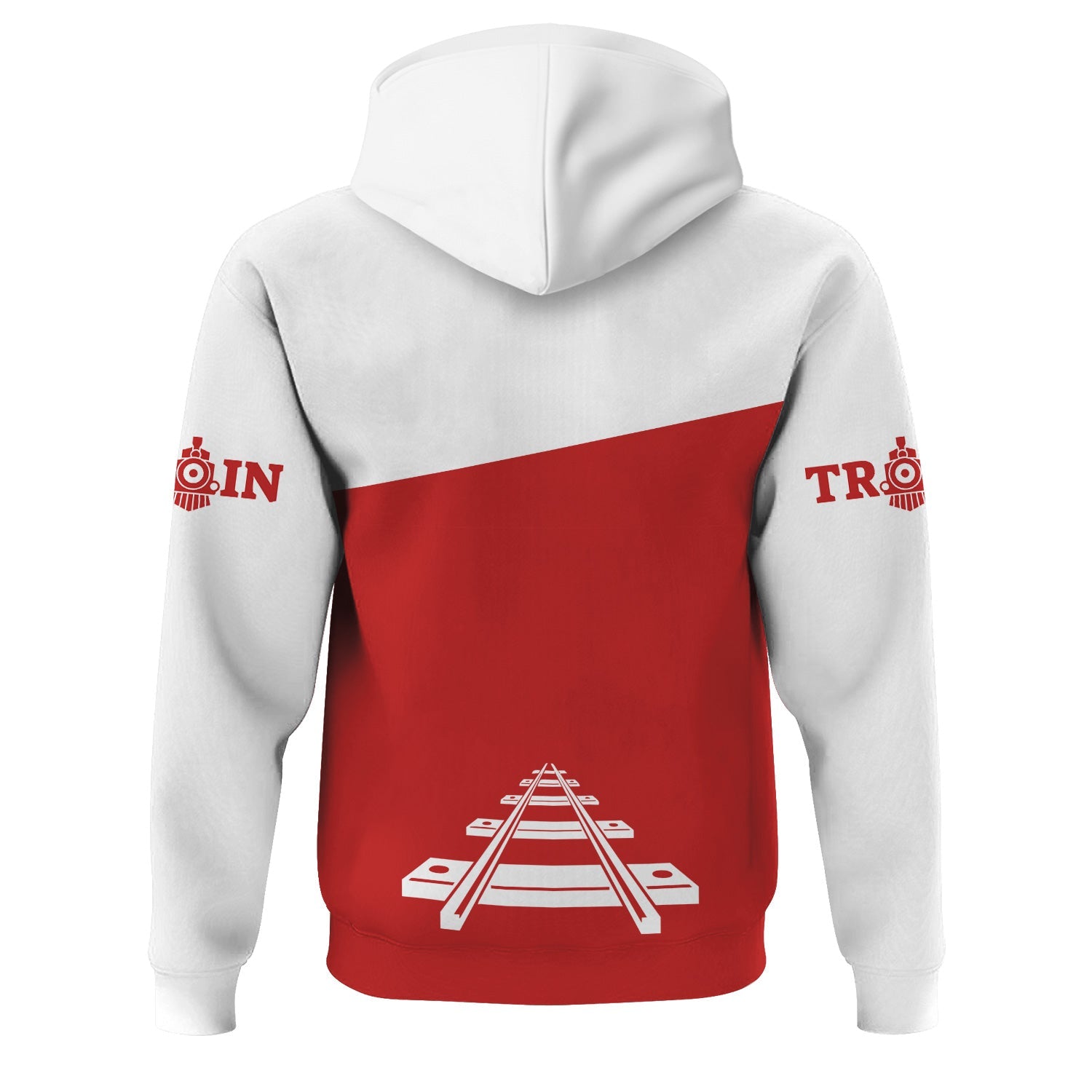 Railspirit Custom Name Bangor And Aroostook Railroad Hoodie One Track Mind Printed Zip Hoodie