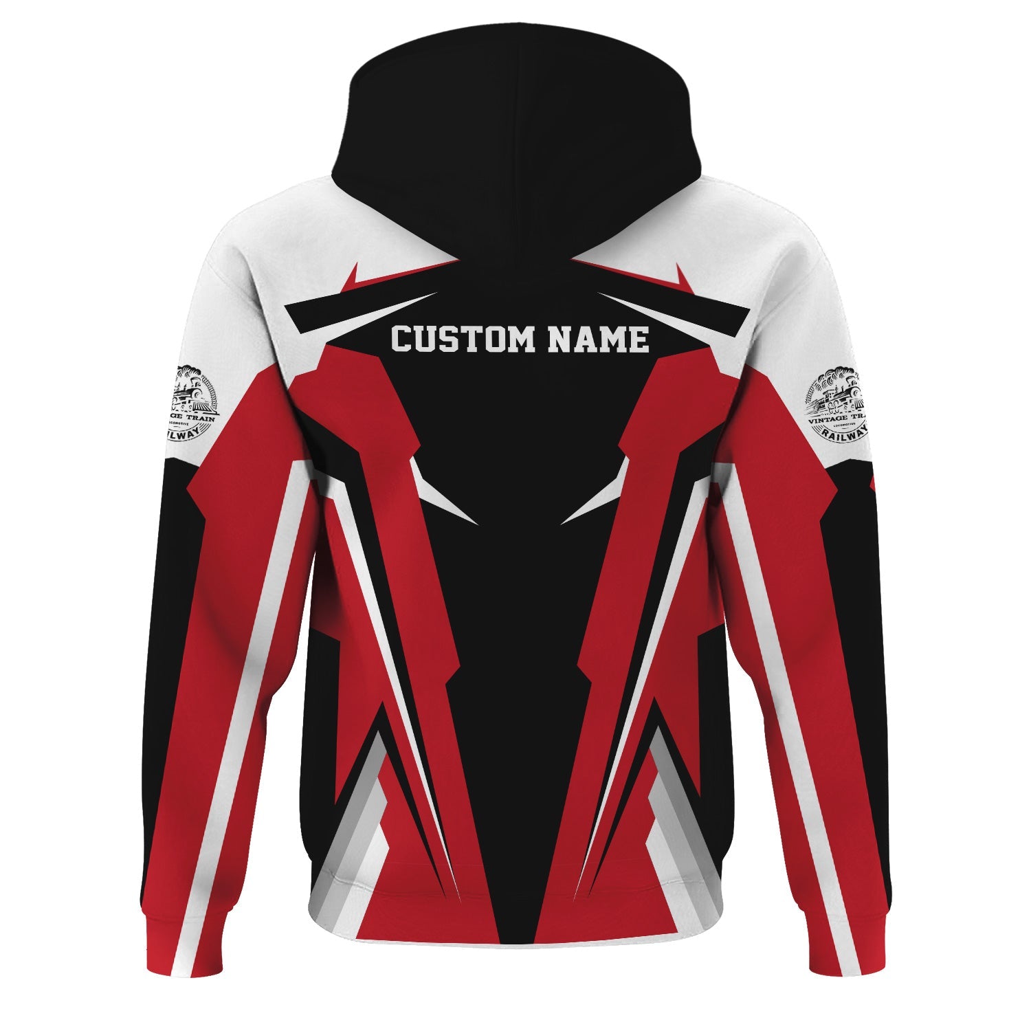 Railspirit Personalized Green Bay & Western Railroad Hoodie Strong Line Style Train Hoodie Gift Idea For Train Lover