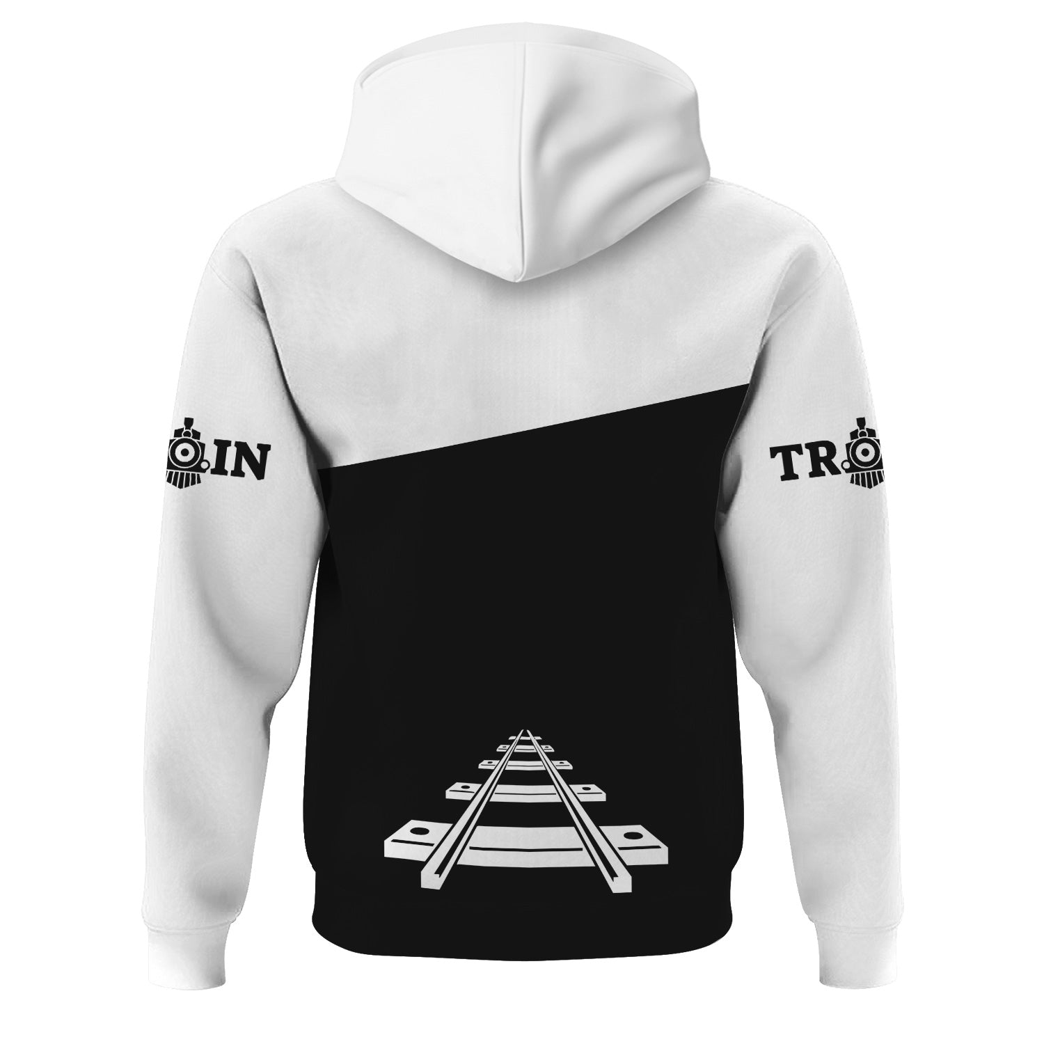 Railspirit Custom Name Norfolk Southern Railway Hoodie One Track Mind Printed Zip Hoodie