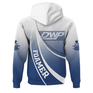 Railspirit Personalized Duluth, Winnipeg and Pacific Railway Hoodie Railway-Themed Style Zip Up Hoodie Gift Idea For Trainspotter