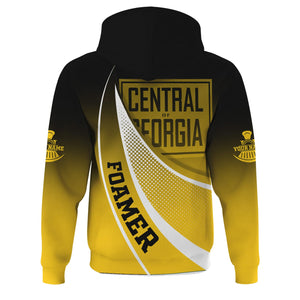 Railspirit Personalized Central of Georgia Railway Hoodie Railway-Themed Style Zip Up Hoodie Gift Idea For Trainspotter