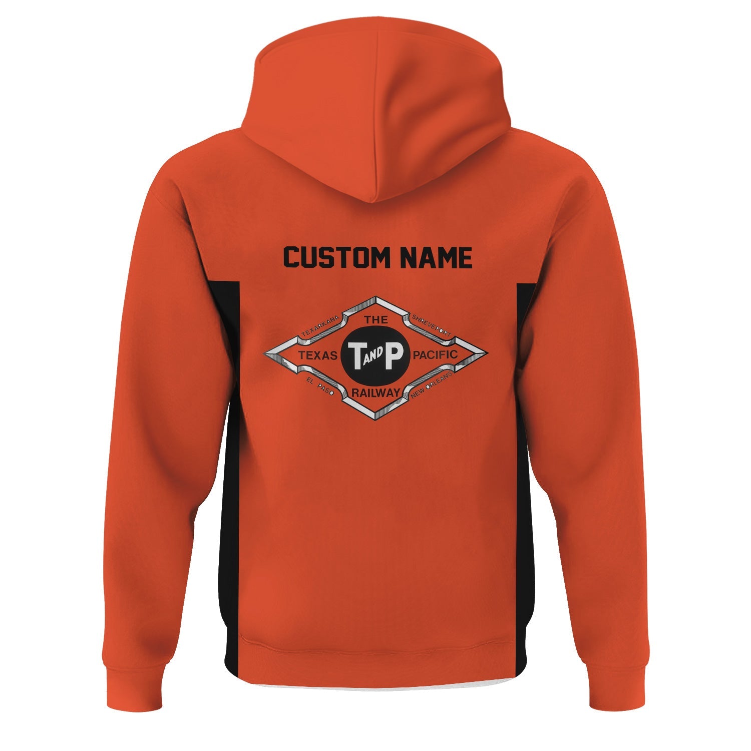 Railspirit Custom Name Texas and Pacific Railway Hoodie Yes I Need All Those Train Printed Zip Hoodie