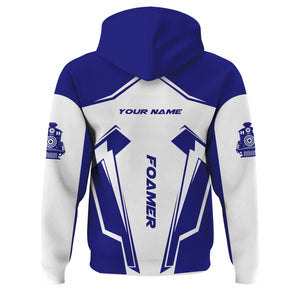 Railspirit Personalized Santa Fe Railway Hoodie Railway Trainspotter Style Atchison, Topeka and Santa Fe Railway Zip Up Hoodie Gift Idea For Foamers