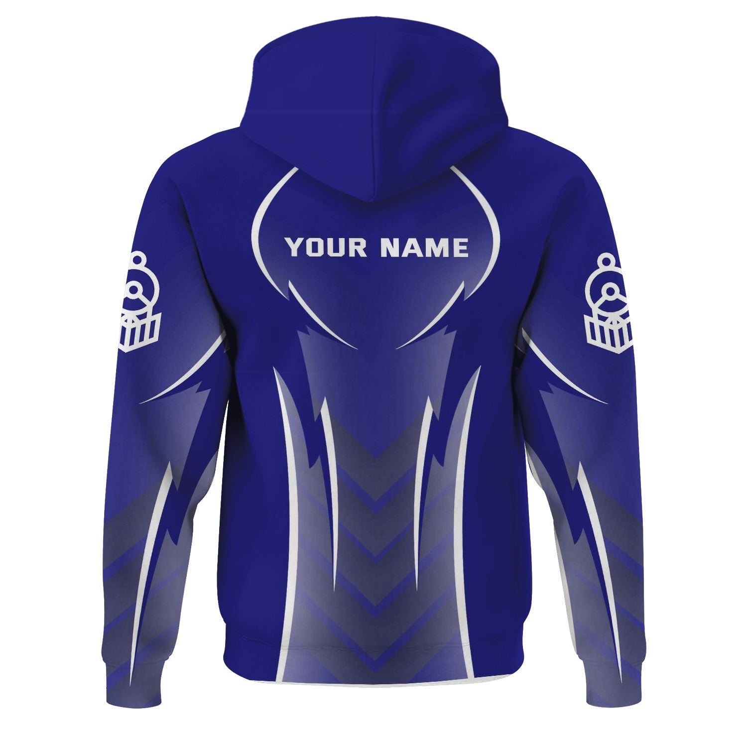 Railspirit Personalized Santa Fe ATSF Railway Hoodie Striking Line Style Atchison, Topeka and Santa Fe Train Zip Up Hoodie For Locomotive Lovers