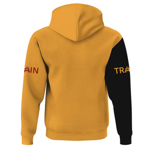 Railspirit Custom Name Chicago South Shore and South Bend Railroad Hoodie Railroad Crossing Sign Printed Zip Hoodie