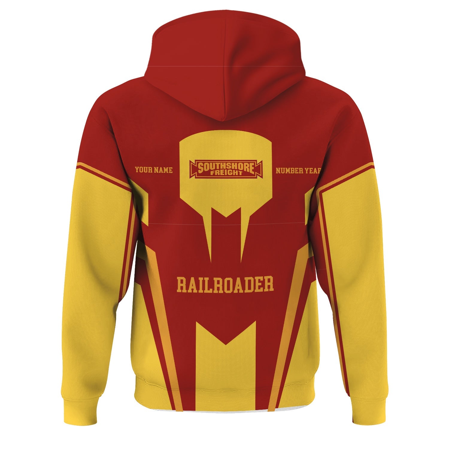 Railspirit Personalized Chicago South Shore and South Bend Railroad Hoodie Custom Year Railroader Zip Up Hoodie Gift Idea For Train Lover
