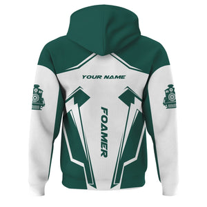 Railspirit Personalized Great Western Railway Hoodie Railway Trainspotter Style Zip Up Hoodie Gift Idea For Foamers