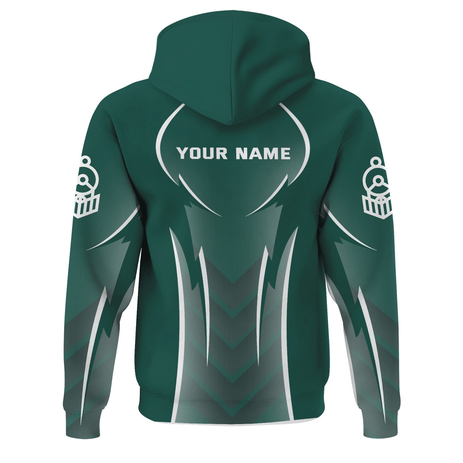 Railspirit Personalized Great Western Railway Hoodie Striking Line Style Train Zip Up Hoodie For Locomotive Lovers