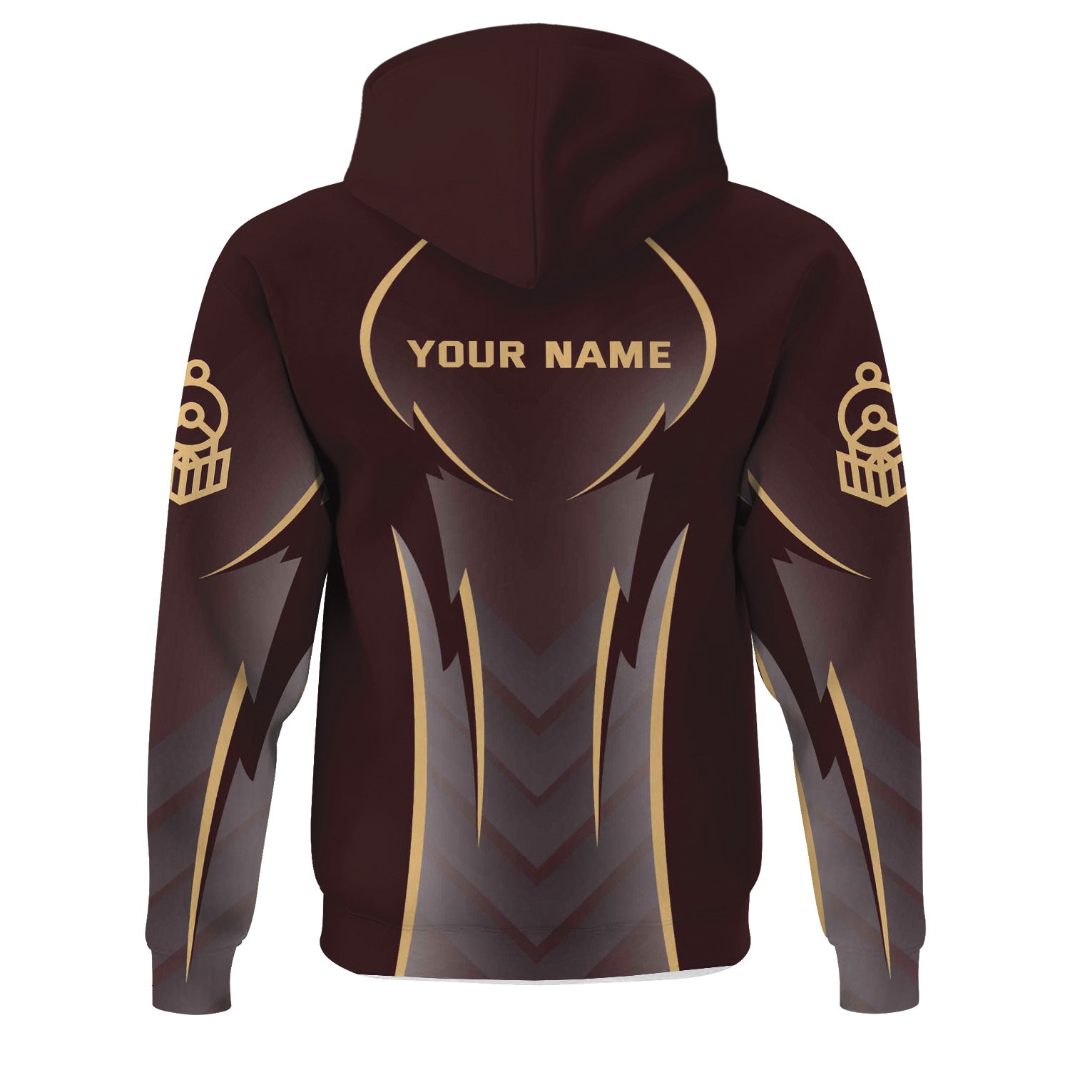Railspirit Personalized London, Midland and Scottish Railway Hoodie Striking Line Style Train Zip Up Hoodie For Locomotive Lovers