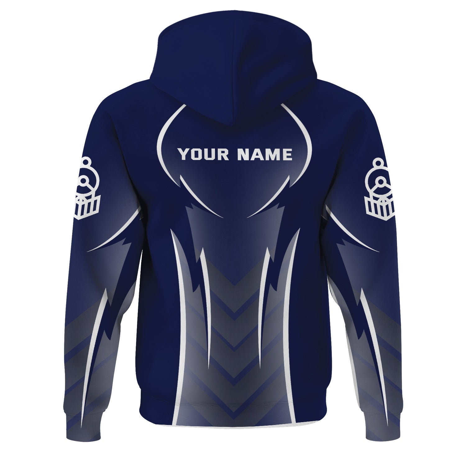 Railspirit Personalized Jersey Central Railroad Hoodie Striking Line Style CNJ Train Zip Up Hoodie For Locomotive Lovers
