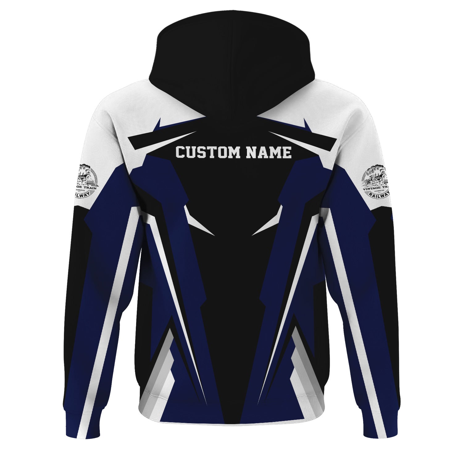 Railspirit Personalized CNJ Jersey Central Railroad Hoodie Strong Line Style Train Hoodie Gift Idea For Train Lover