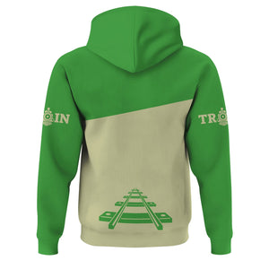 Railspirit Custom Name Virginia & Truckee Railroad Hoodie One Track Mind Printed Zip Hoodie