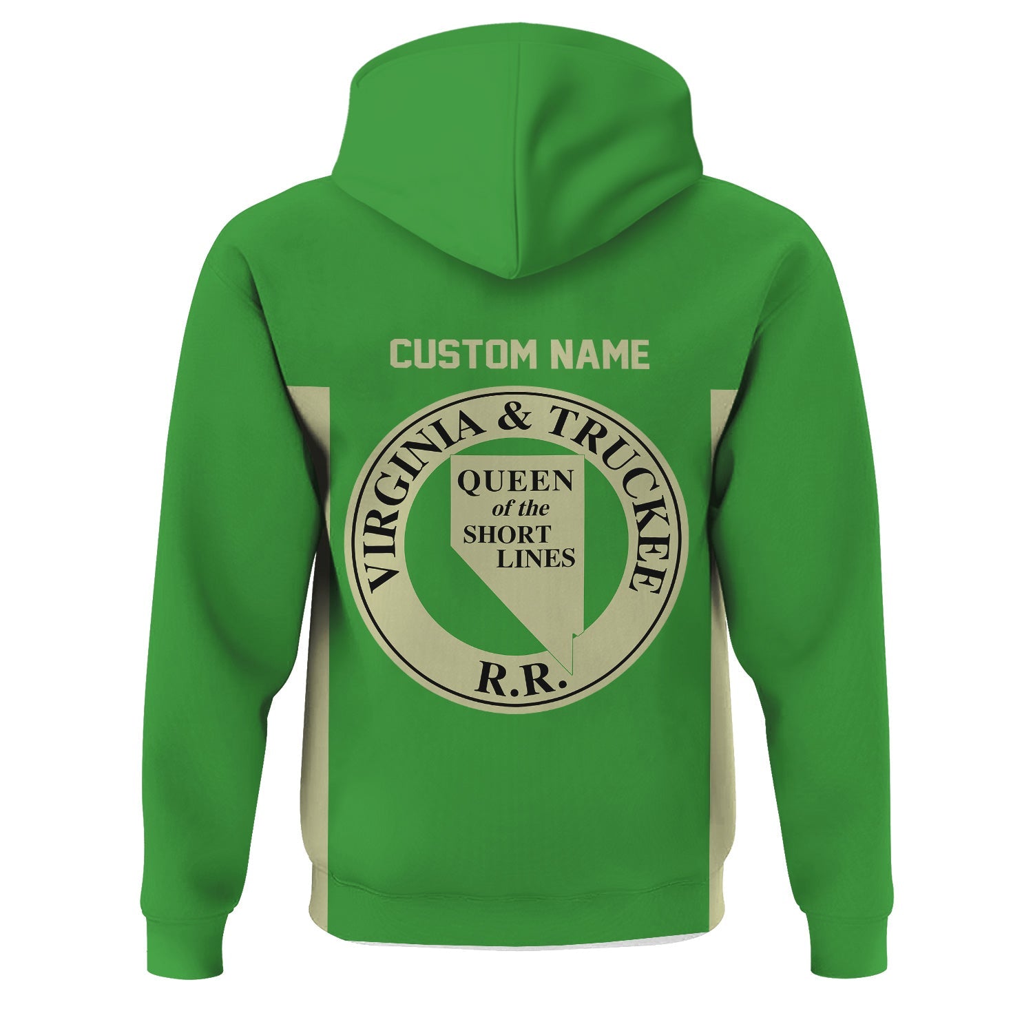 Railspirit Custom Name Virginia & Truckee Railroad Hoodie Yes I Need All Those Train Printed Zip Hoodie