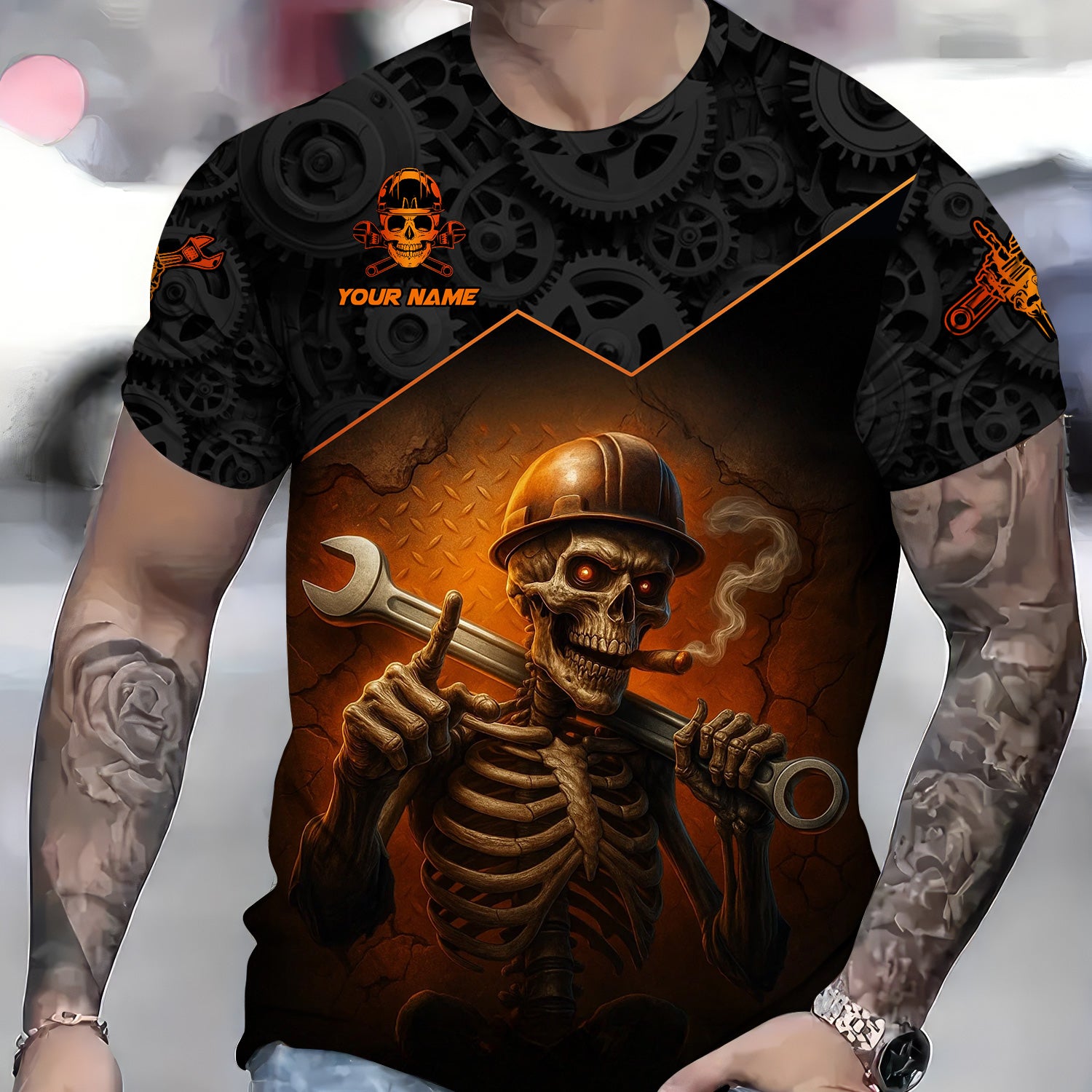 Personalized Mechanic Shirt, Leave Me Alone I'm In The Mood To Throw A Wrench At Someone's Face And It Might Be Yours, Gift For Men