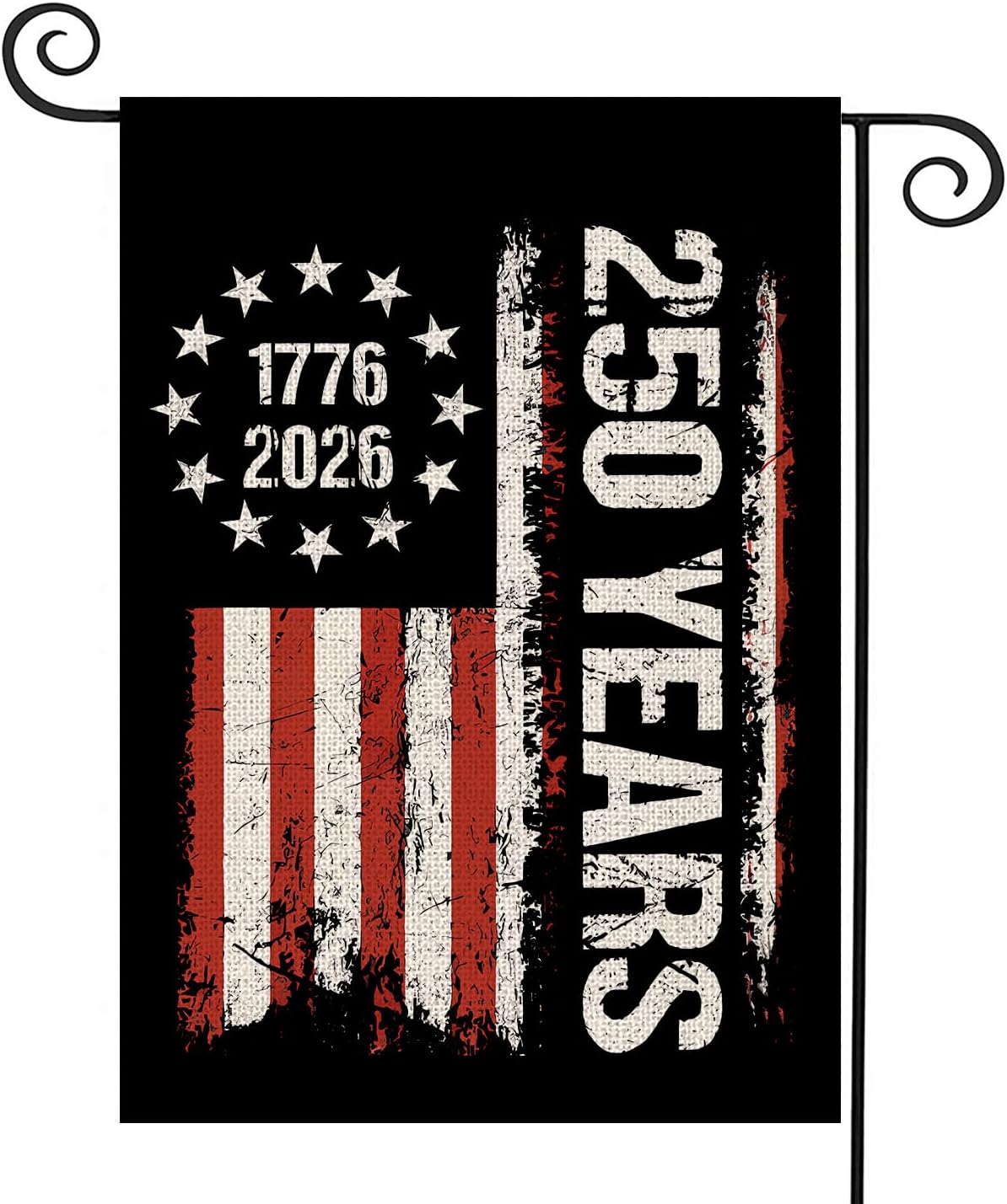 Vintage American Flag 250 Years Anniversary United States Pole Flage US Soldier Garden Flag Home Decor For Indoor Outdoor