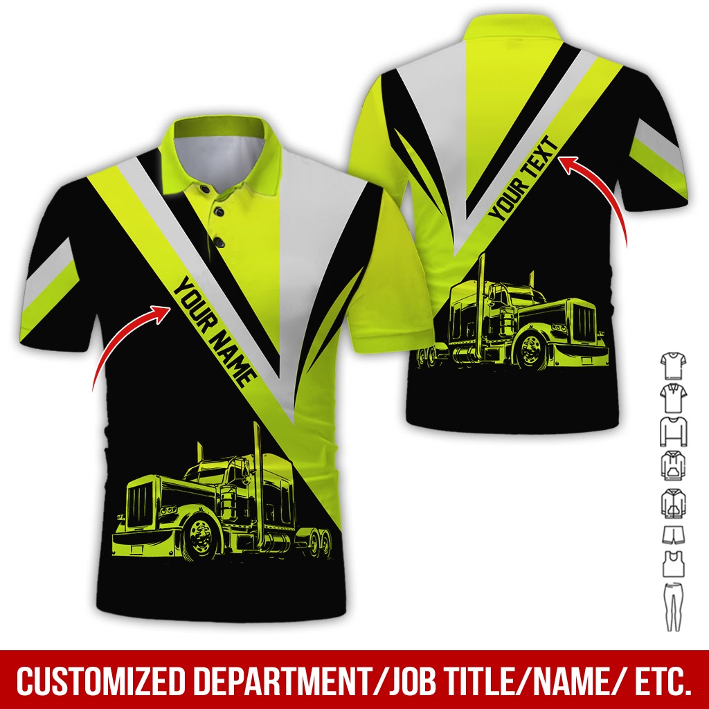 Customized Name Truck Driver Uniform Clothes, Personalized Tow Driver Apparel
