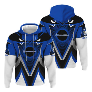 Railspirit Personalized Long Island Railroad Hoodie Vibrant Graphic Pattern Zip Up Hoodie For Train Enthusiasts