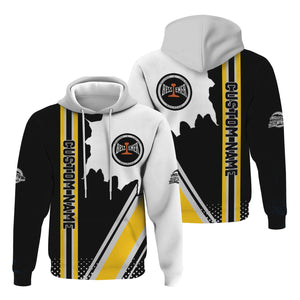 Railspirit Personalized Bessemer And Lake Erie Railroad Hoodie All Over Printed Unisex Zip Up Hoodie