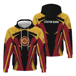 Railspirit Personalized Chicago Great Western Railroad Hoodie Strong Line Style Train Hoodie Gift Idea For Train Lover