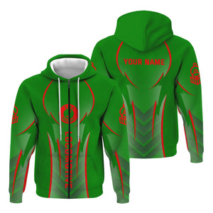 Railspirit Personalized Elgin Joliet And Eastern Railroad Hoodie Striking Line Style Train Zip Up Hoodie For Locomotive Lovers
