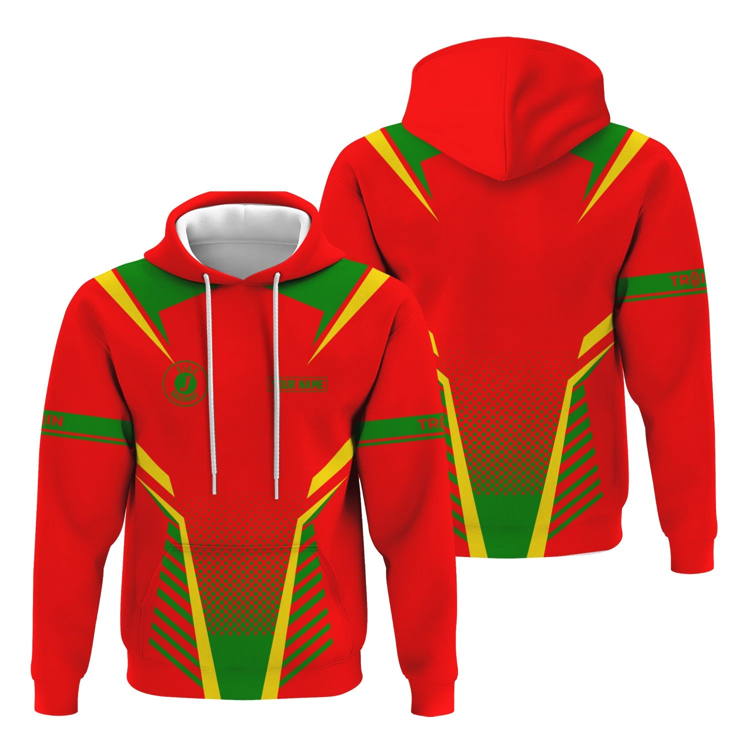Railspirit Personalized Elgin Joliet And Eastern Railroad Hoodie Unisex Train Zip Hoodie All Over Print