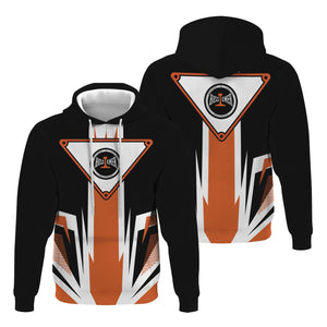 Railspirit Bessemer And Lake Erie Railroad Hoodie Bold Graphic Style All Over Printed Zip Up Hoodie