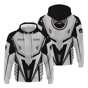 Railspirit Personalized Bessemer And Lake Erie Railroad Hoodie Workwear-Inspired with Custom Position Train Zip Up Hoodie