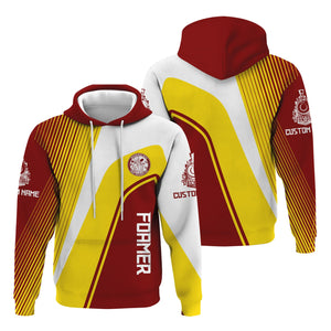 Railspirit Personalized Detroit & Mackinac Railroad Hoodie Vibrant Striking Style Zip Up Hoodie For Rail Enthusiasts