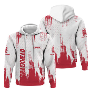 Railspirit Personalized Canadian Pacific Kansas City Hoodie Paint Impact Design CPKC Train Zip Up Hoodie for Trackhead