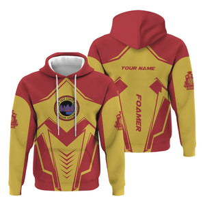 Railspirit Personalized Florida East Coast Railway Hoodie Railway Trainspotter Style Zip Up Hoodie Gift Idea For Foamers